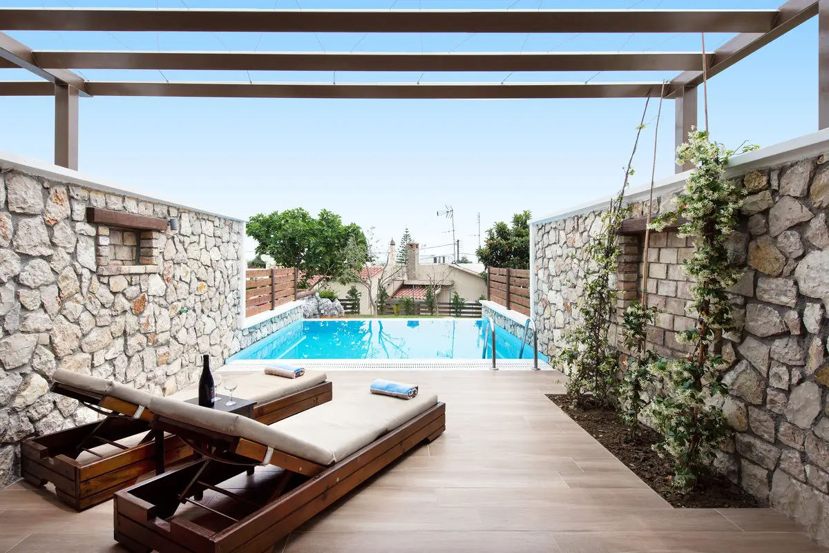 Studios with Private Pool in Corfu