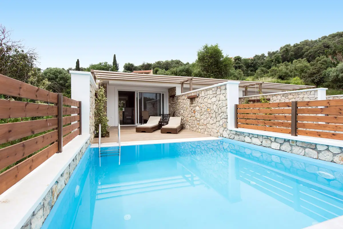 Studios with Private Pool in Corfu