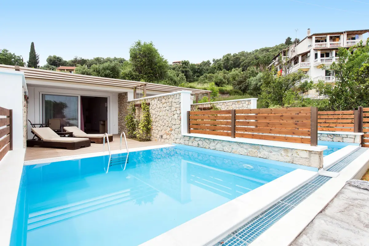 Studios with Private Pool in Corfu