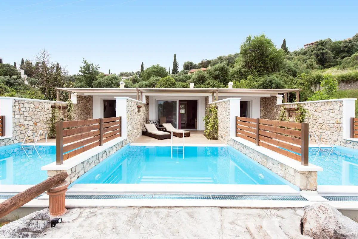 Studios with Private Pool in Corfu