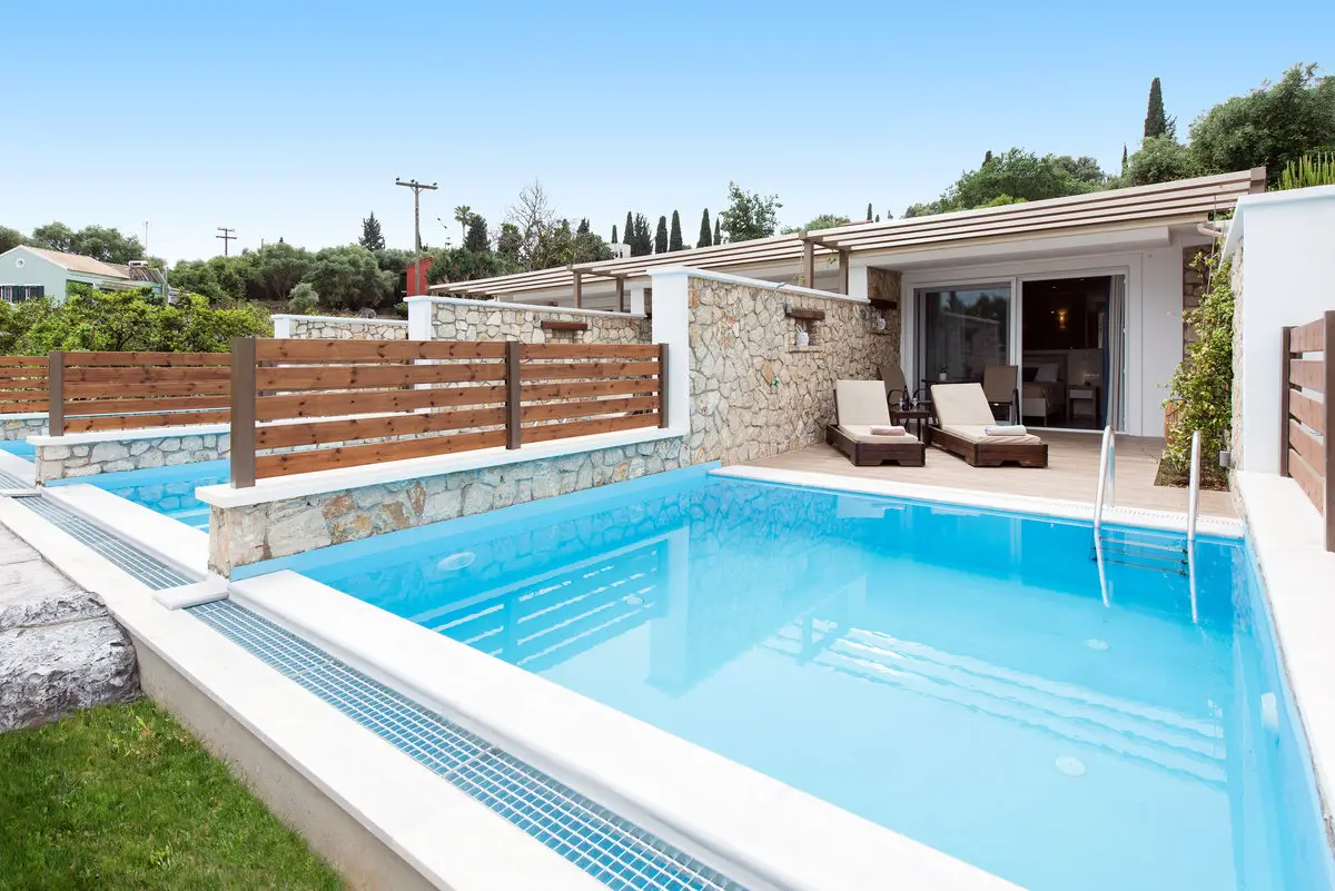 Studios with Private Pool in Corfu