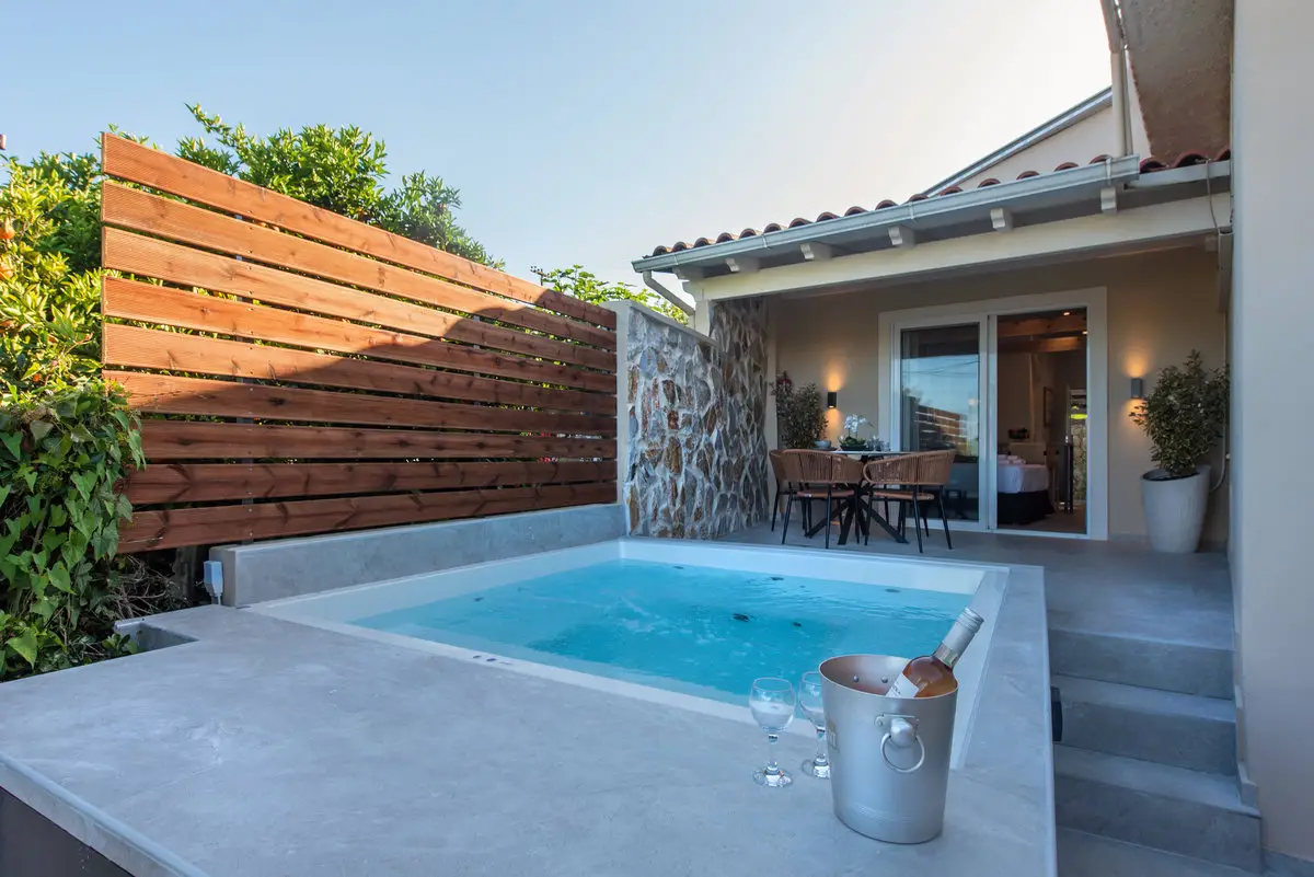 Deluxe Studio with Mini Pool in Corfu