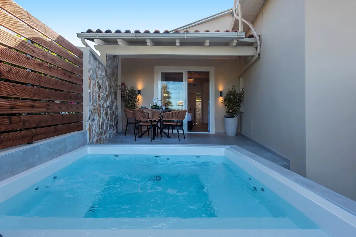 Deluxe Studio with Mini Pool in Corfu