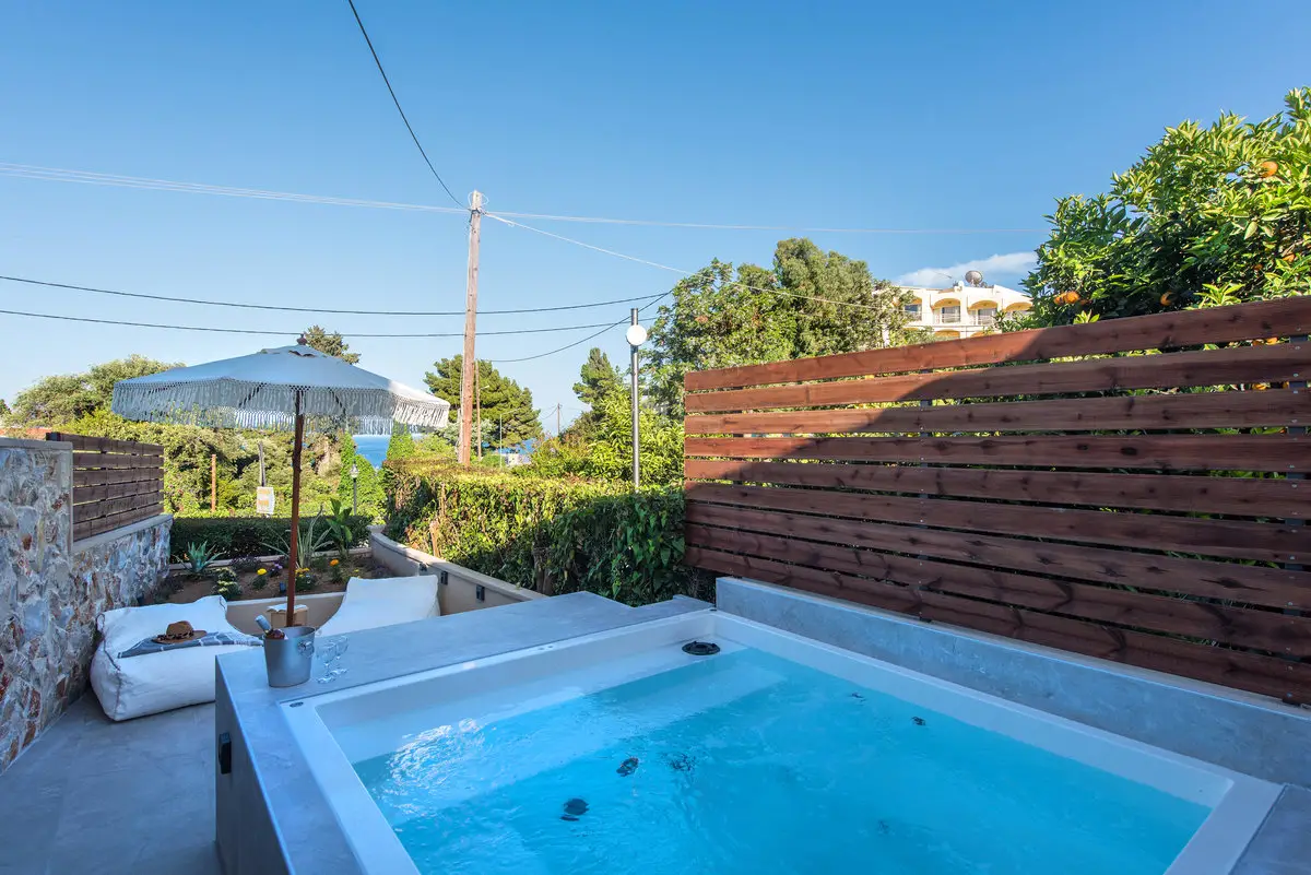 Deluxe Studio with Mini Pool in Corfu