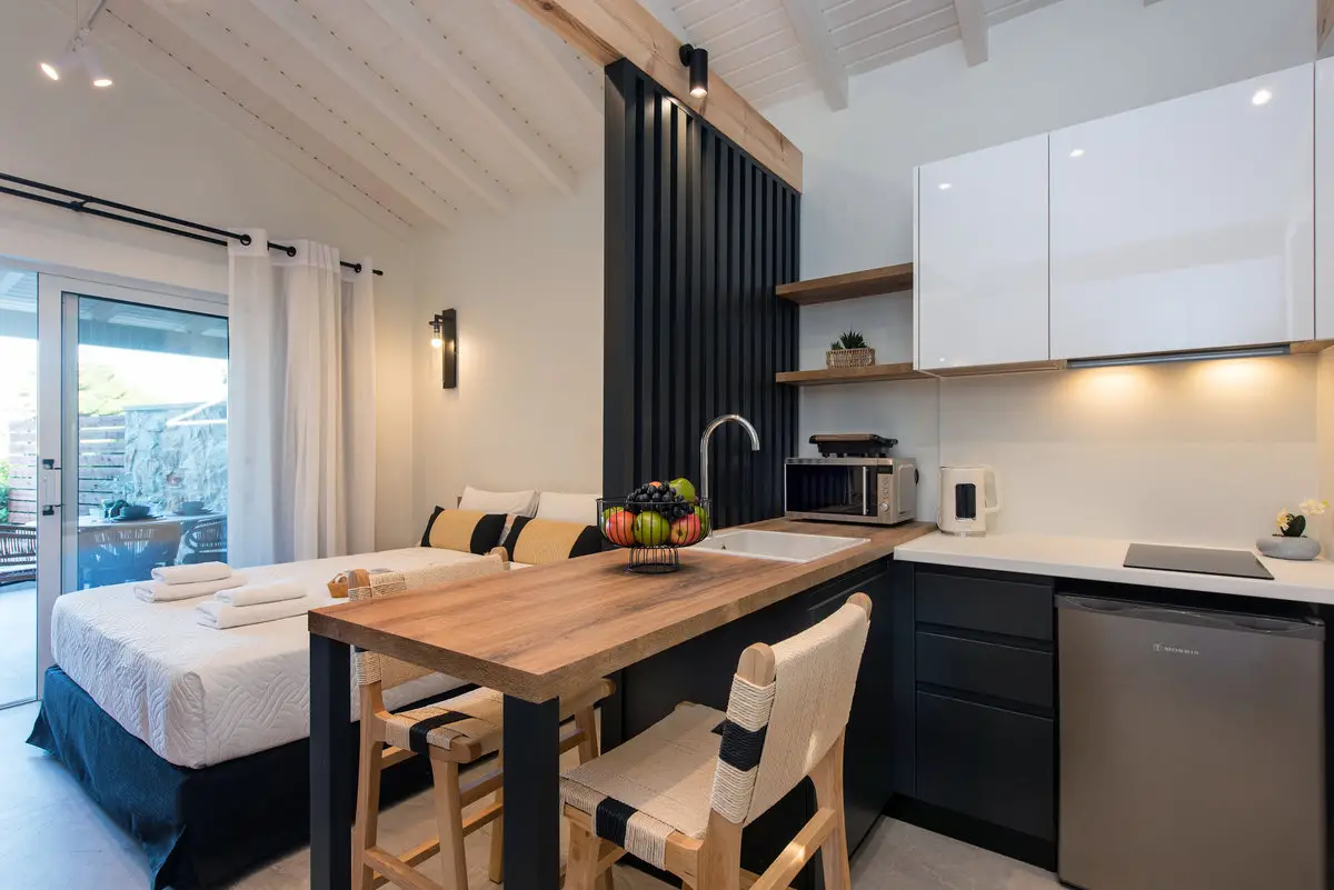 Deluxe Studio with Mini Pool in Corfu