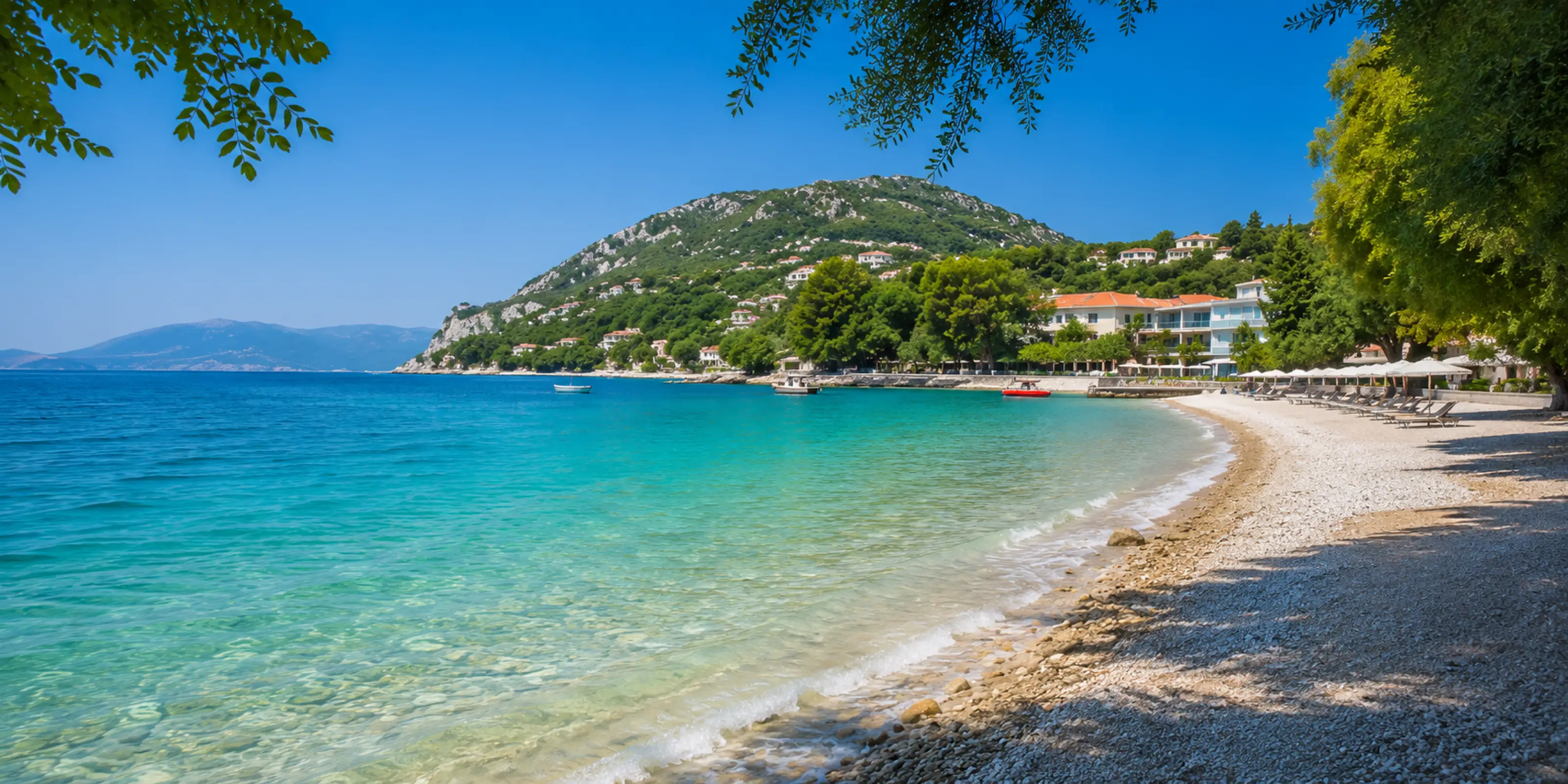 Beautiful Beaches Near Anita Village in Corfu